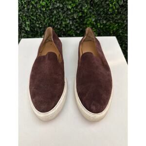 Franco Sarto, Maroon leather Suede Loafers women’s size 10M